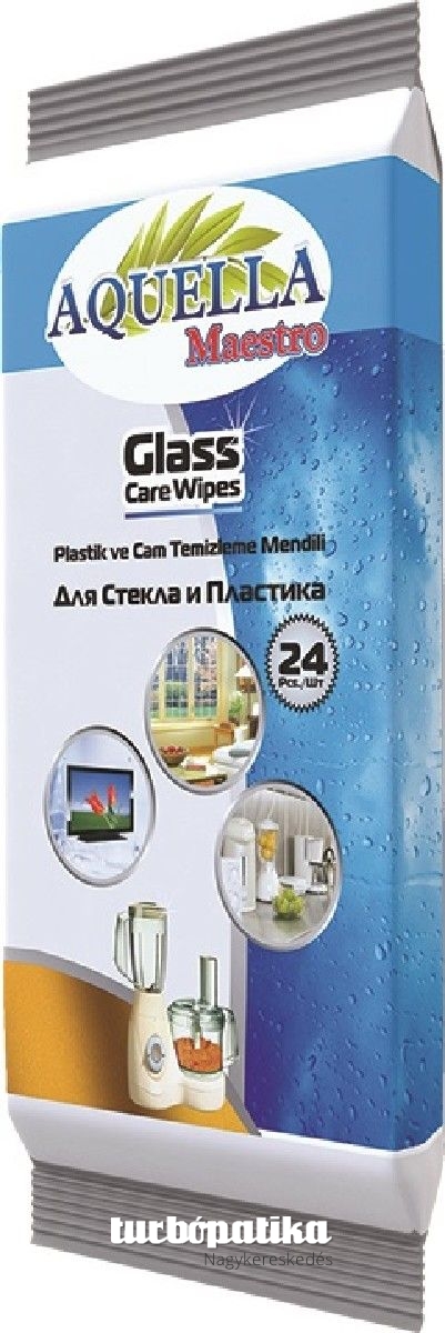  Aquella nedves törlőkendő 24 db Mester konyha - és fürdőszoba tisztító 