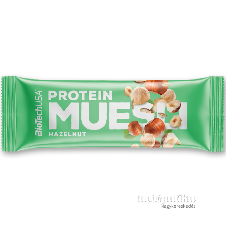 Protein muesli 30 g mogyoró BioechUsa (Hozzáadott cukor nélkül, tartósítószer mentes) Protein muesli 30 g mogyoró BioechUsa (Hozzáadott cukor nélkül, tartósítószer mentes)