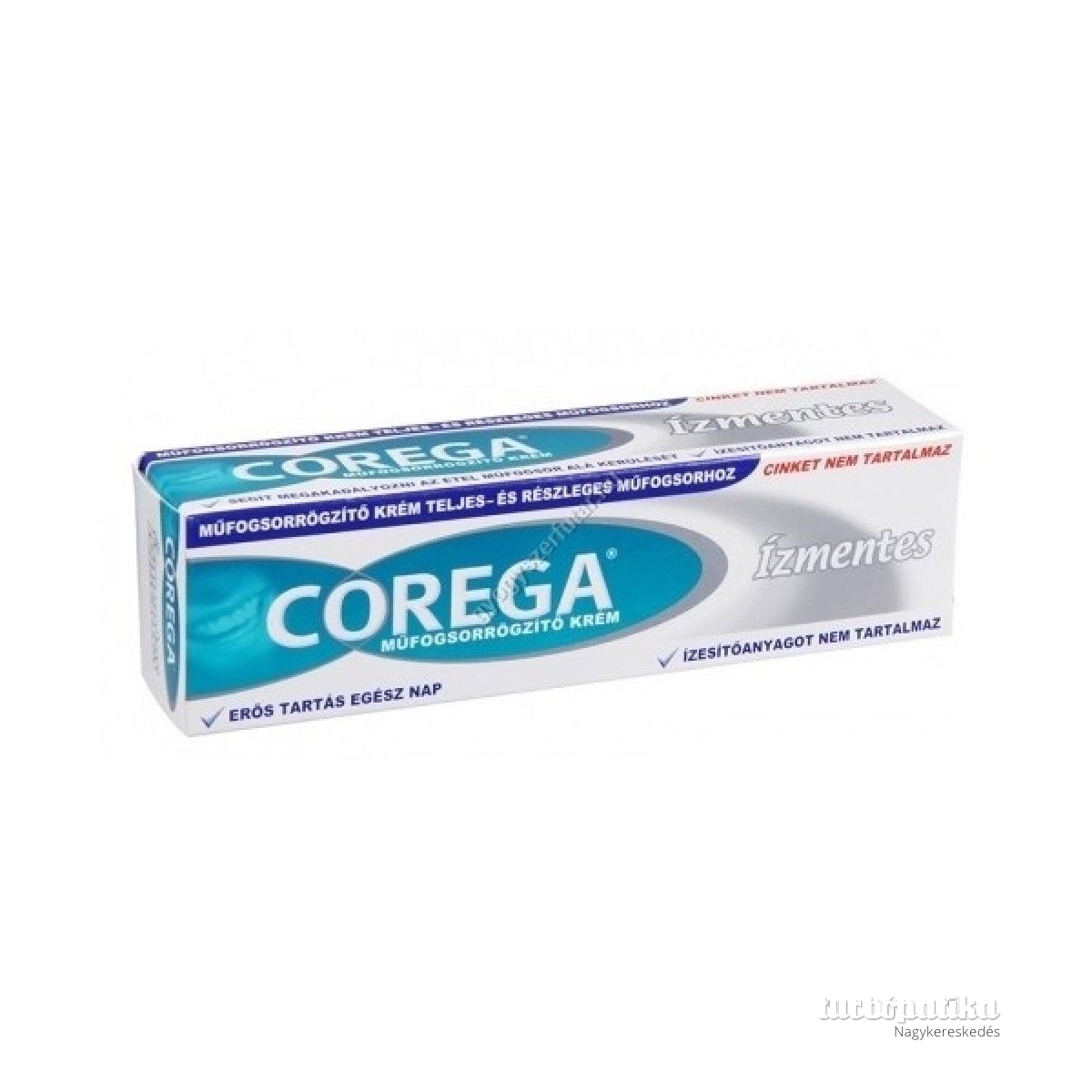 Corega műfogsorrögzítő krém 40 g Fogínyvédős Corega műfogsorrögzítő krém 40 g Fogínyvédős