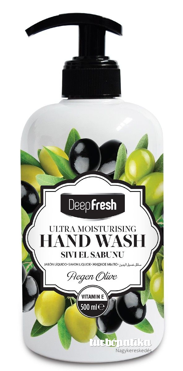 Deep Fresh folyékony szappan 500 ml Garden Series-Aegen Olive