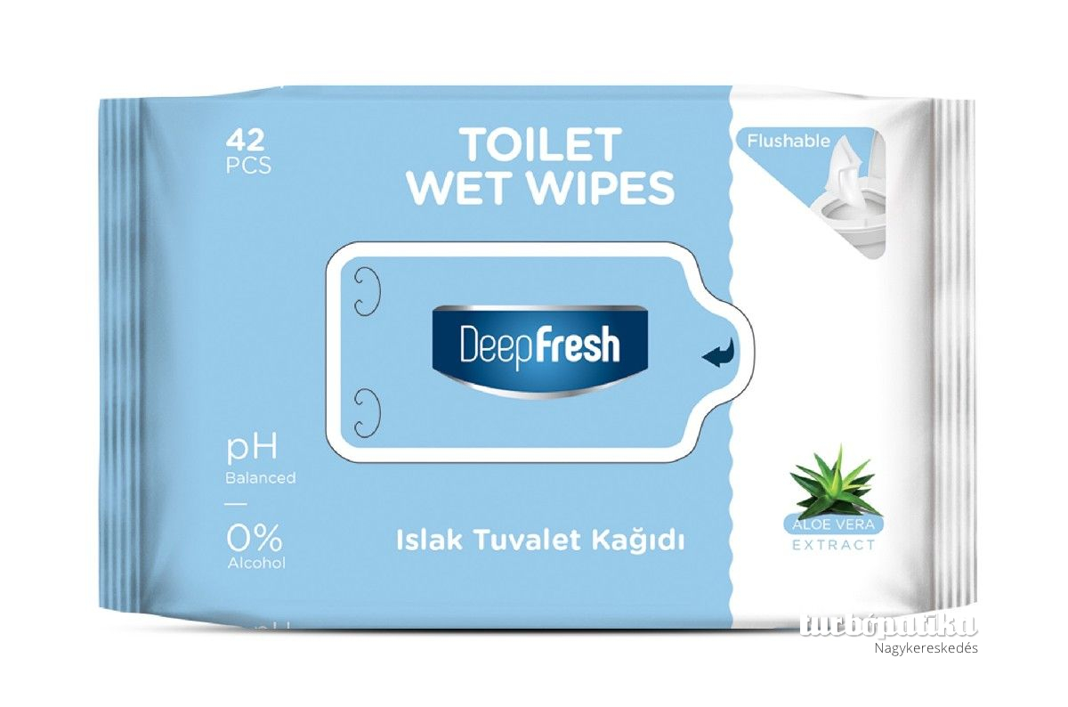 Deep Fresh nedves wc papír 42 db-os Aloe vera