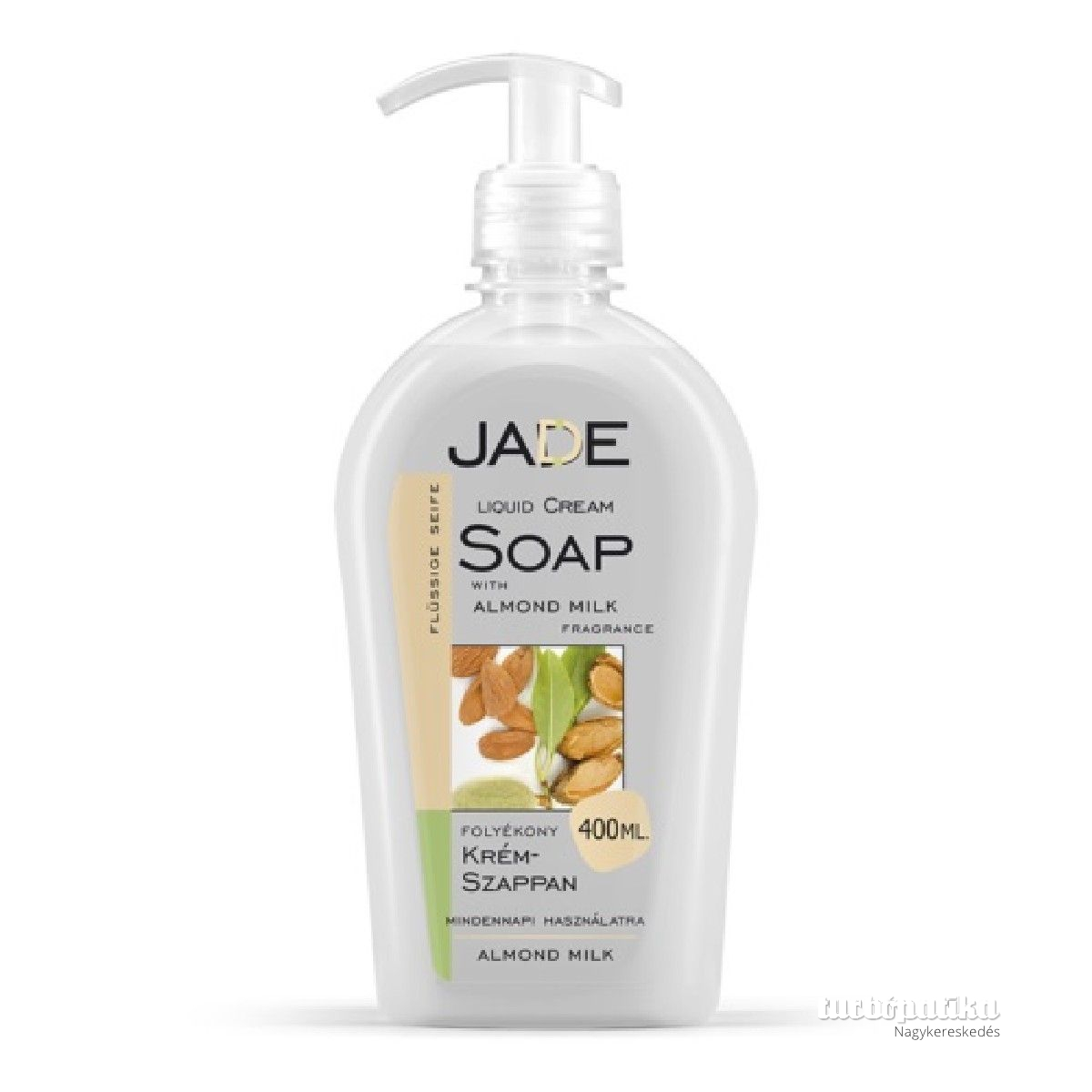  Jade szappan folyékony 400 ml pumpás Almond Milk