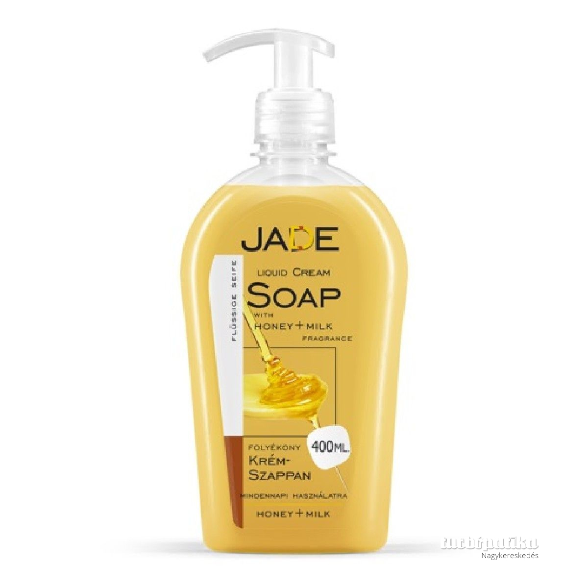  Jade szappan folyékony 400 ml pumpás Honey + Milk