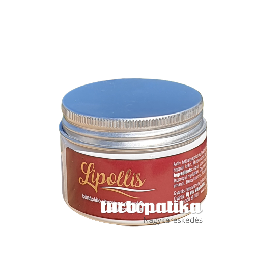 Lipollis Vitaminos bőrtápláló arckrém hyaluronsavval 100 ml (parabén, kőolaj származék mentes)