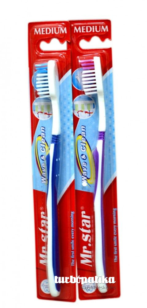 Mr. Star felnőtt fogkefe medium 1x