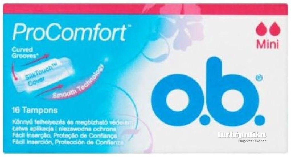 OB tampon egészségügyi 16 db-os Pro Comfort mini