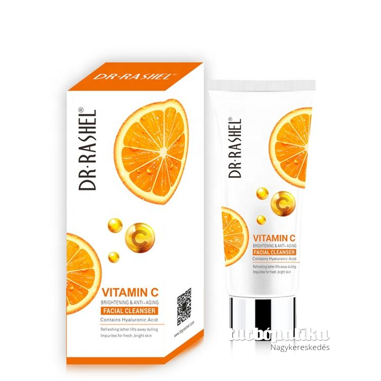 Dr. Rashel C-vitaminos frissítő és öregedésgátló arctisztító 80 gr DRL-1429
