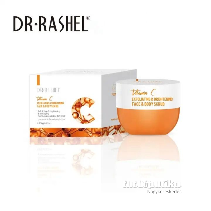 Dr. Rashel C-vitaminos frissítő és öregedésgátló bőrradír 250 ml DRL-1688