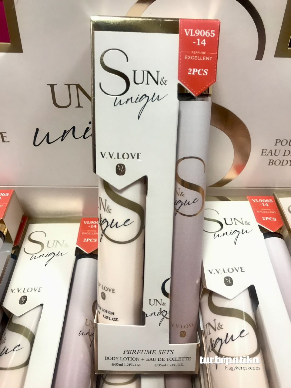V.V Love parfüm+testápoló Női szett 2x35 ml Sun & Unique (VL9065-14)