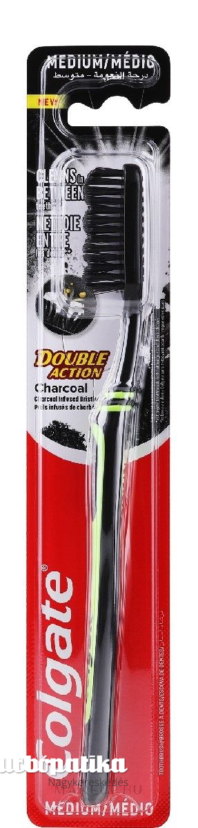 Colgate fogkefe Double Action CHARCOAL