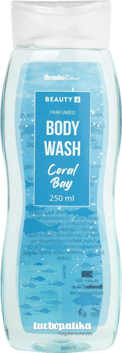 Beauty4 tusfürdő 250 ml body wash Coral Bay