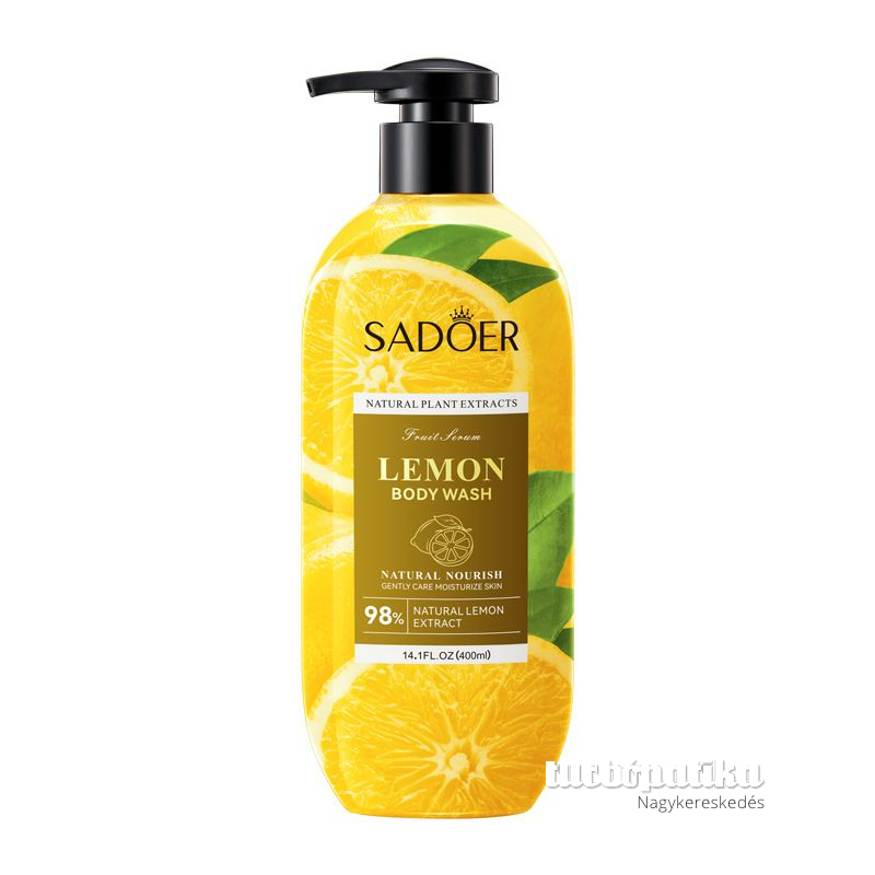 Sadoer lemon tusfürdő 400 ml (98% természetes összetevők)