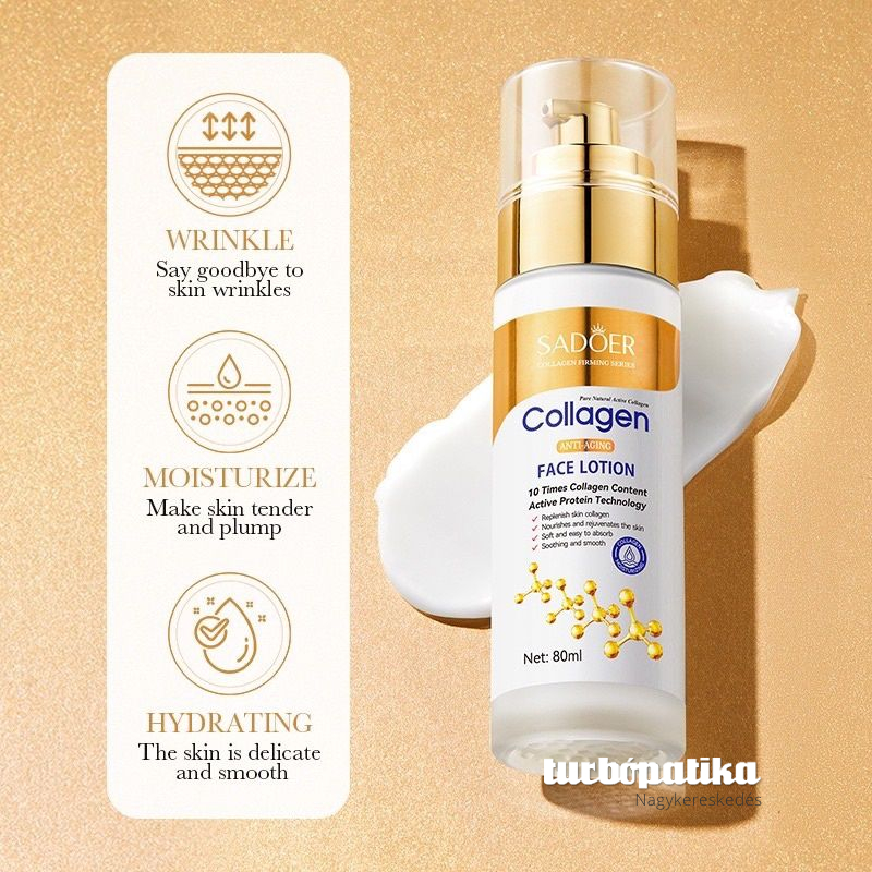 Sadoer kollagénes öregedésgátló arcápoló lotion 80 ml 