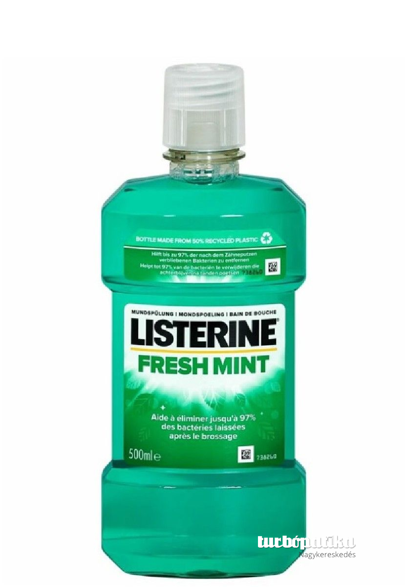 Listerine szájvíz 500 ml Fresh Mint