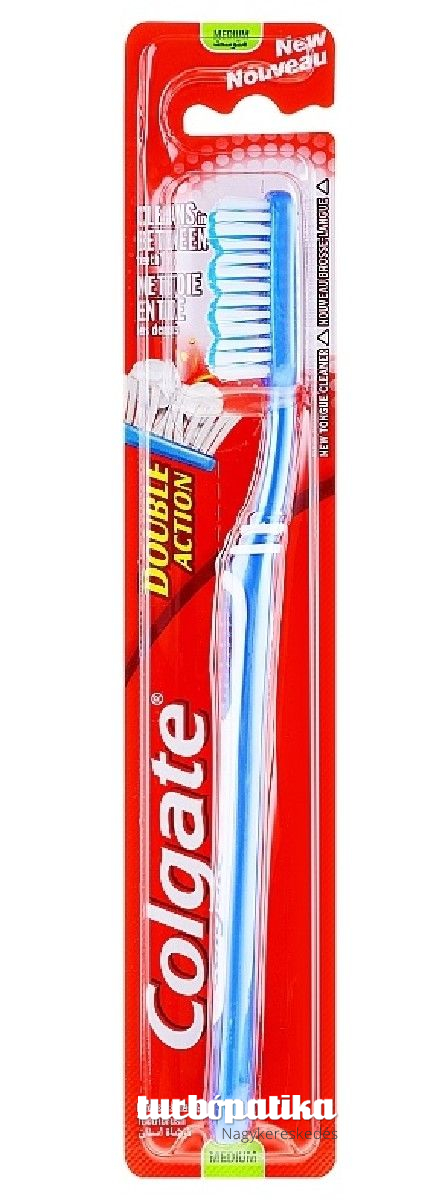 Colgate fogkefe Double Action Medium