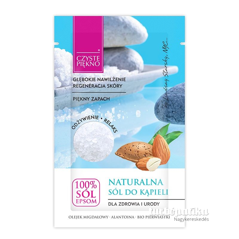 EPSOM SALT - Természetes fürdősó 100% 40g Mandula olaj