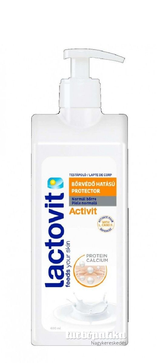 Lactovit testápoló 400 ml Activit bőrvédő hatású