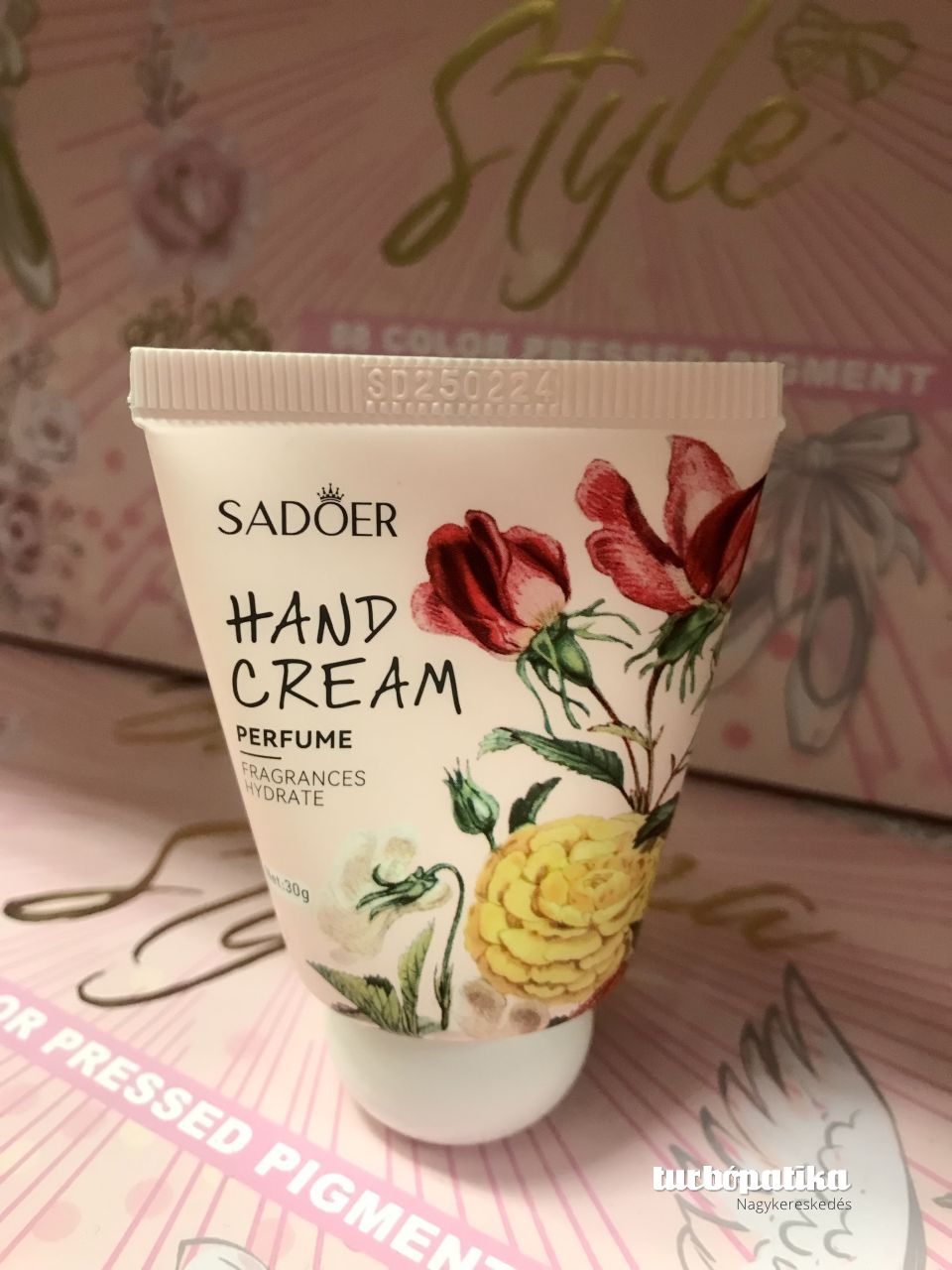 Sadoer kézkrém 30 ml Parfume (rózsaszín)