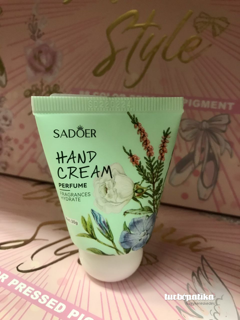 Sadoer kézkrém 30 ml Parfume (zöld)