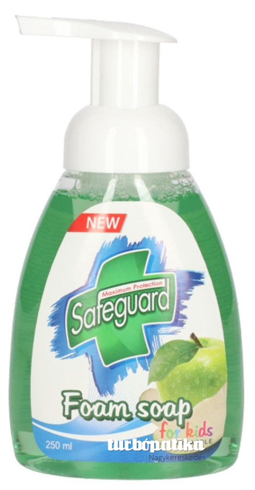 Safeguard habszappan gyerekeknek 250ml Zöldalma Illattal