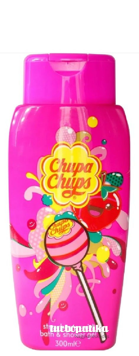 Chupa Chups tusfürdő 300 ml Strawberry