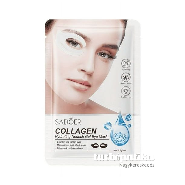 Sadoer Kollagén hidratáló, tápláló gél szemmaszk 2,7 g 
