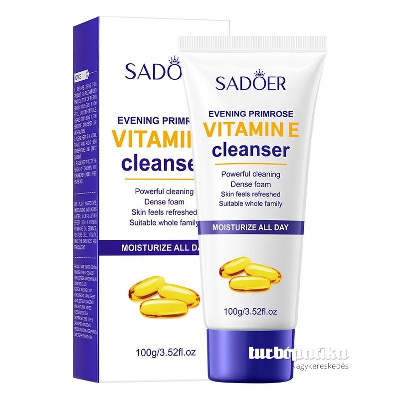 Sadoer E-vitamin ligetszépe olaj arclemosó 100 g