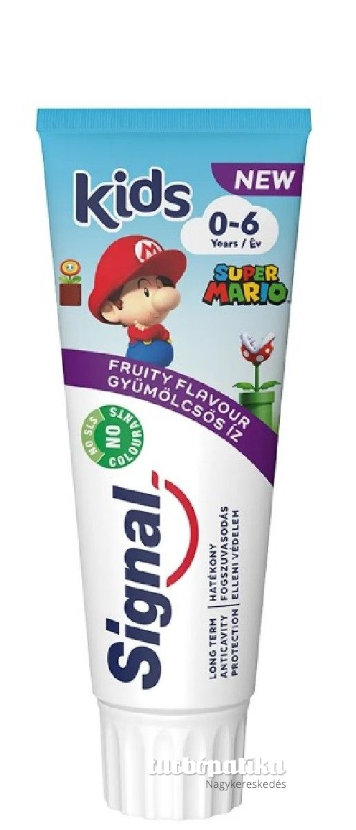Signal fogkrém 75 ml 0-6 év Kids, Gyümölcsös íz