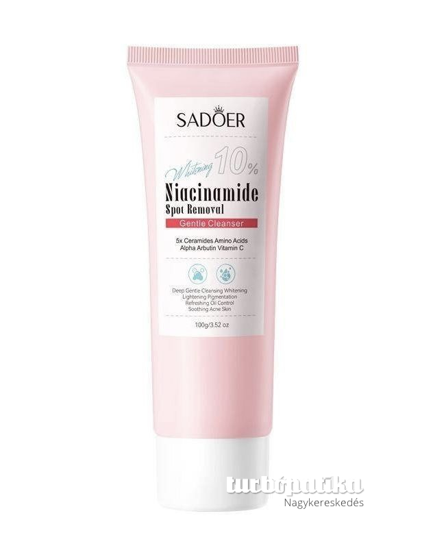 Sadoer 10% Niacinamide Folthalványító és Regeneráló arclemosó 100 g SD37527 