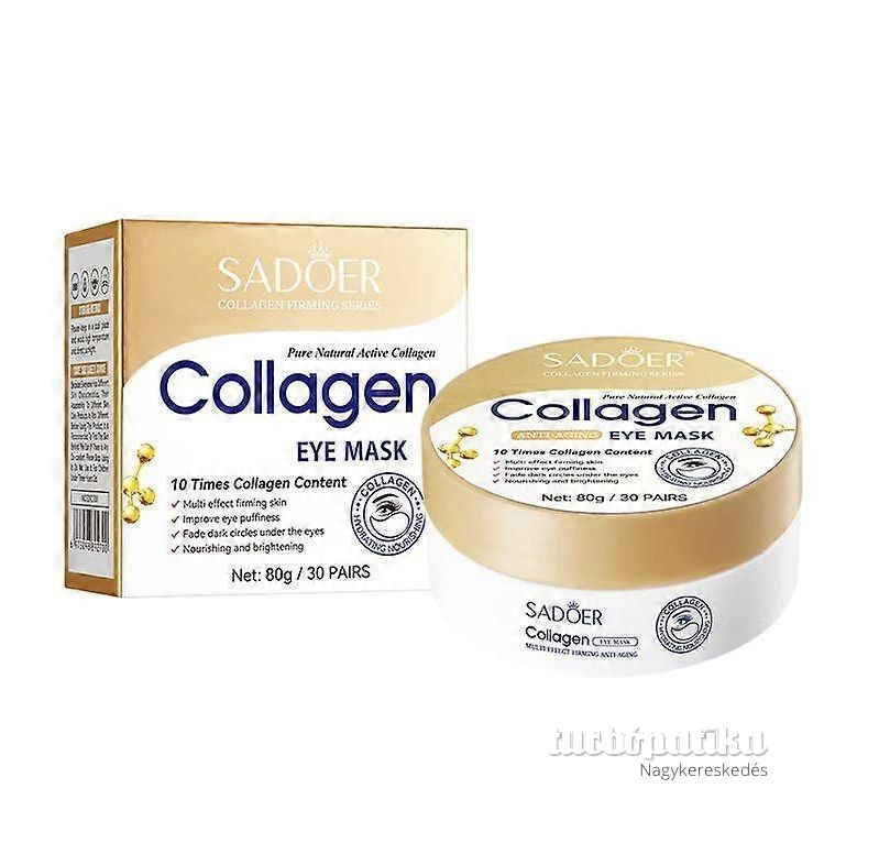 Sadoer kollagénes öregedésgátló szemmaszk (30 pár) 80 g SD92700