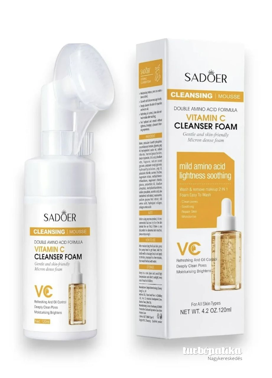 Sadoer C-vitaminos arctisztító hab aminósavval 120 ml SD08022