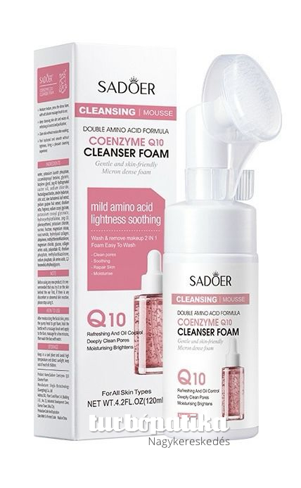 Sadoer Q10+aminósavas arctisztító hab 120 ml SD08046 