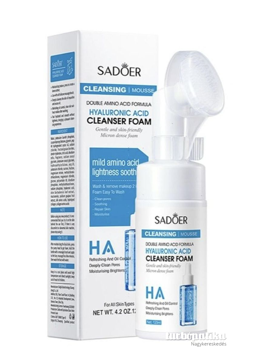 Sadoer hyaluronsavas arctisztító hab 120 ml SD08039 