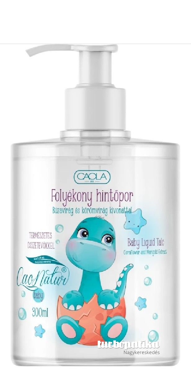 Caola folyékony babahintőpor 300 ml búzavirág és körömvirág
