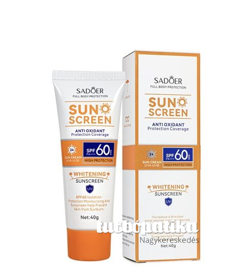 Sadoer napvédő krém SPF 60 40 g SD43986
