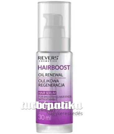 Revers Revitalizáló Szilikonos hajvégápoló szérum E-vitaminnal 30 ml