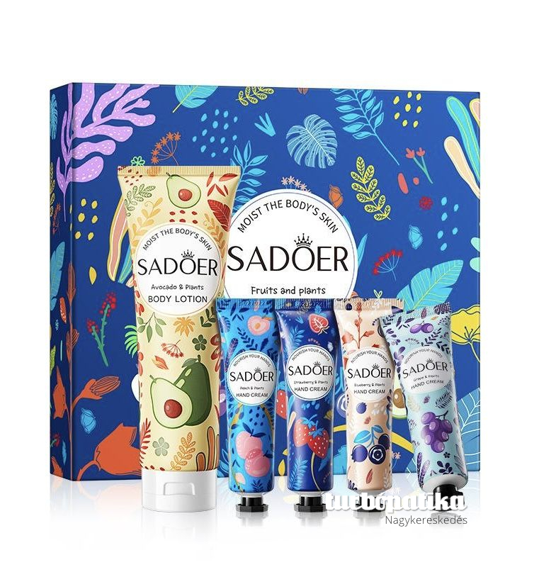 Sadoer kézkrém + testápoló szett 5X SD15013 