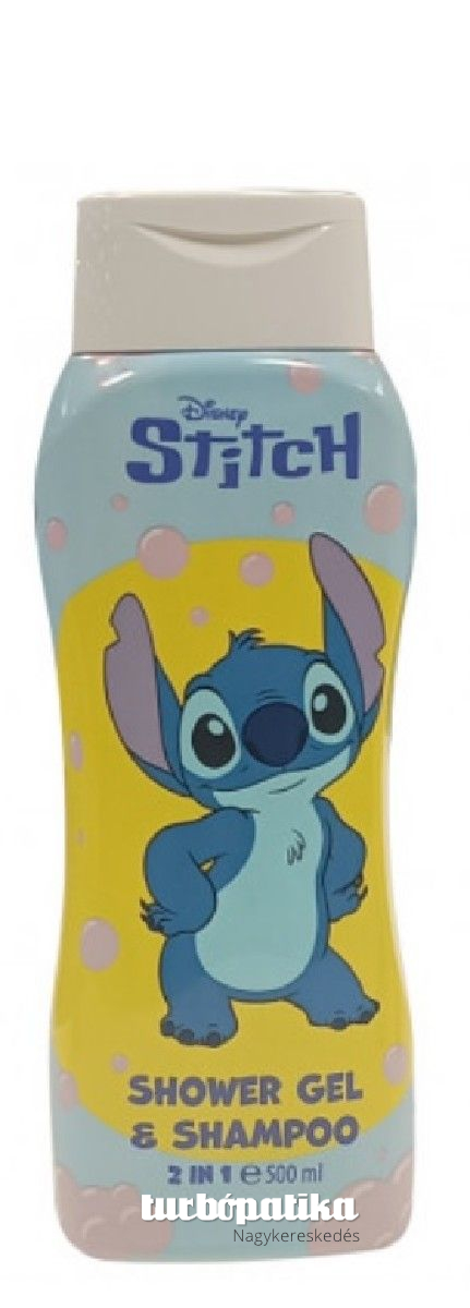 Kids tusfürdő és sampon 2in1 500 ml STITCH  Kids tusfürdő és sampon 2in1 500 ml STITCH