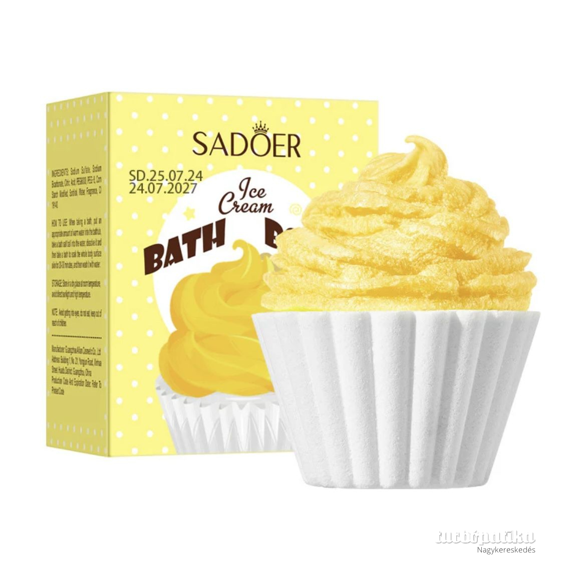 Sadoer fürdőbomba 100 g Ice cream Sadoer fürdőbomba 100 g Ice cream