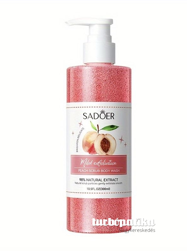 Sadoer őszibarackos bőrradíros tusfürdő 300 ml