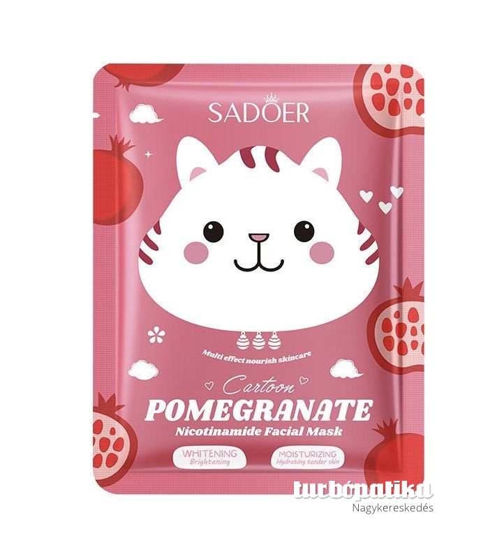 Sadoer fátyolmaszk 25 g Gránátalma
