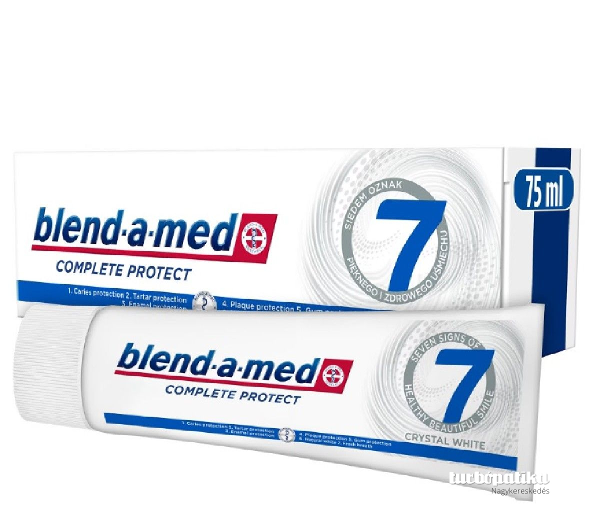 Blend-a-med fogkrém 75 ml COMPLETE Chrystal White Blend-a-med fogkrém 75 ml COMPLETE Chrystal White