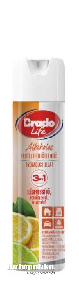  Bradolife felületfertőtlenítő és légfrissítő 300ml Gyümölcsös
