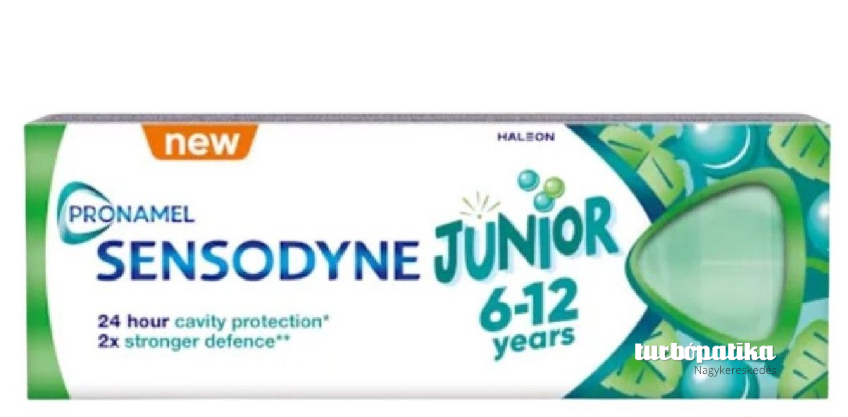 Sensodyne fogkrém 50 ml - Junior 6-12 éves korig Menta Sensodyne fogkrém 50 ml - Junior 6-12 éves korig Menta