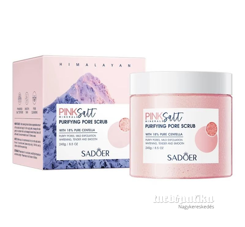 Sadoer himalájai só tartalmú bőrradír 240 gr SD39170 Sadoer himalájai só tartalmú bőrradír 240 gr SD39170