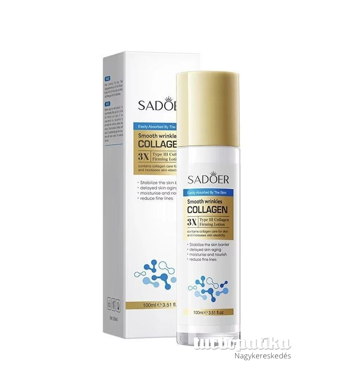 Sadoer 3x kollagénes bőrápoló 100 ml SD50540 Sadoer 3x kollagénes bőrápoló 100 ml SD50540