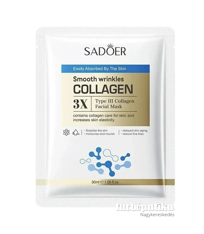 Sadoer 3x kollagénes fátyolmaszk 30 ml
