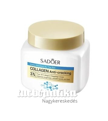 Sadoer 3x kollagénes repedezés elleni bőrápoló krém 300 gr SD50274 Sadoer 3x kollagénes repedezés elleni bőrápoló krém 300 gr SD50274