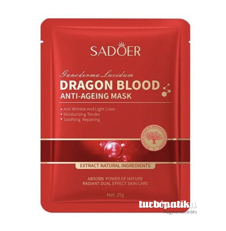 Sadoer sárkányvér (dragon blood) fátyolmaszk 25 ml Sadoer sárkányvér (dragon blood) fátyolmaszk 25 ml