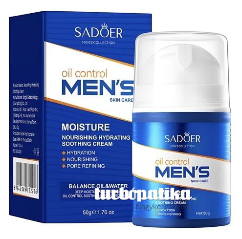 Sadoer Men's skin care hidratáló arcápoló krém 50 g SD52216